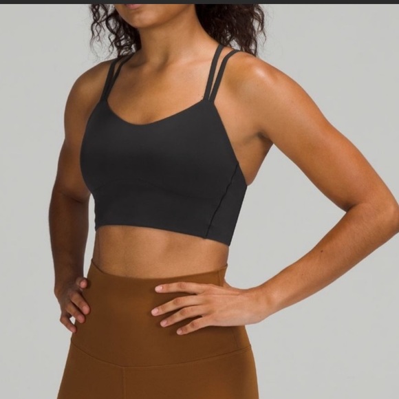 lululemon athletica Other - Lululemon Black Like A Cloud Longline Bra